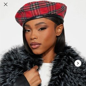 Clueless Plaid Beret